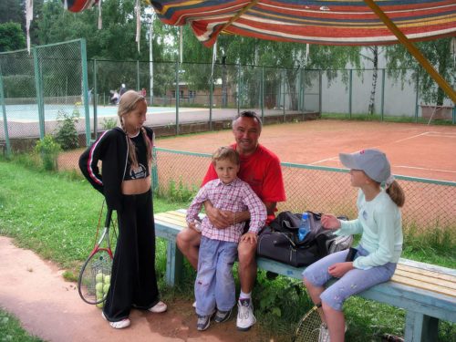 Первая тренировка Алексея Захарова в пансионате «Клязьма», 2004 год