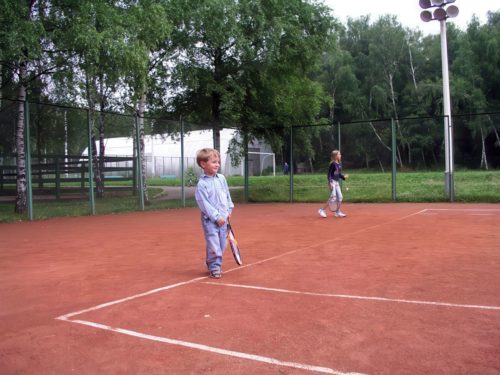 Первая тренировка Алексея Захарова в пансионате «Клязьма», 2004 год