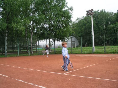 Первая тренировка Алексея Захарова в пансионате «Клязьма», 2004 год