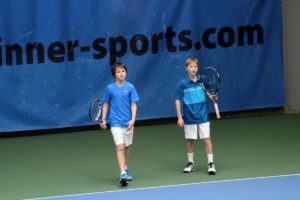 Алексей Захаров с Рудольфом Моллекером (Rudolf Molleker)  на Open Super 12 AURAY 2012