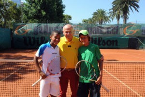 Porto San Giorgio, Italy, 2012, C главным судьей турнира и F. Aliassime.