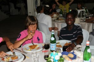 Party для участников турнира и их тренеров. Porto San Giorgio, Italy 2012