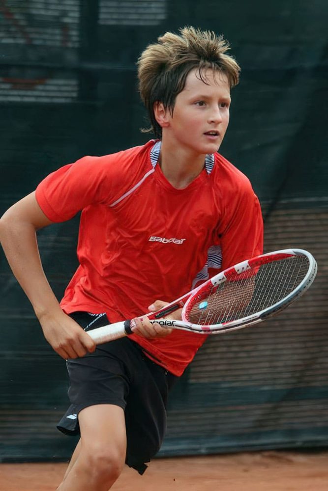 Алексей Захаров на турнире Nike Junior Tour 2013