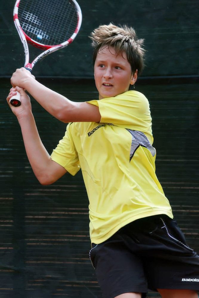 Алексей Захаров на турнире Nike Junior Tour 2013